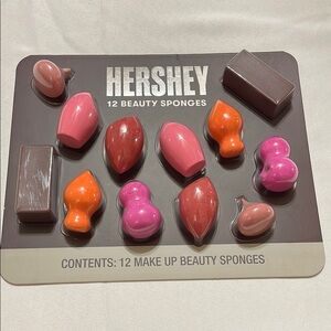 Hershey Beauty Sponge Set - Pink, Orange, Brown
